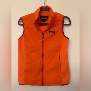 Patagonia Women's Bright Orange Nano-Light Hybrid Vest Size Small